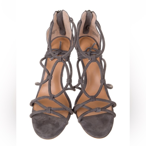 HALSTON HERITAGE Women's Brielle Caged Ankle Wrap High-Heel Sandals Size 7 - Picture 3 of 6